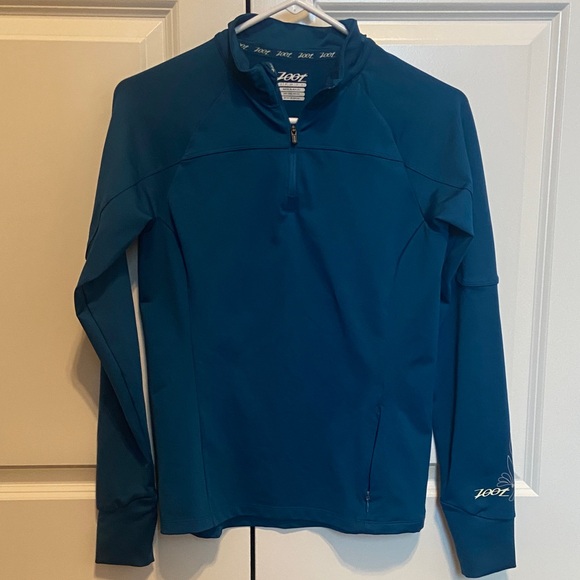 Zoot dark Teal Blue Quarter-Zip Pullover - Picture 1 of 4